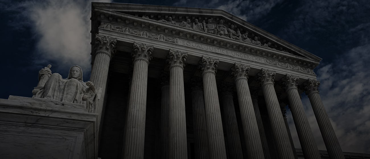 American Supreme Court building in Washington DC